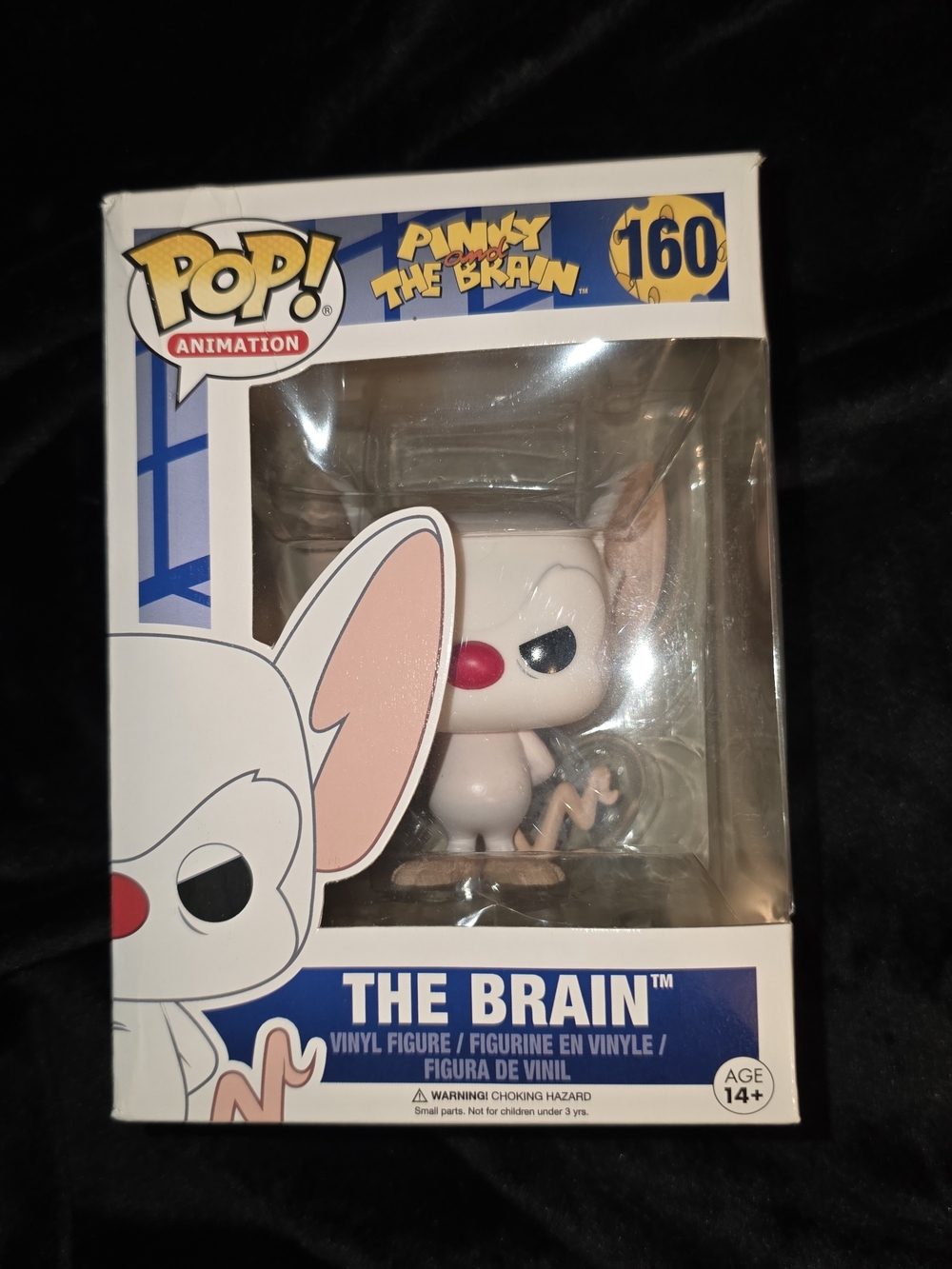 Funko Pop! NWT Animation The Brain + Pinly SET Vinyl Figures - Pink/White